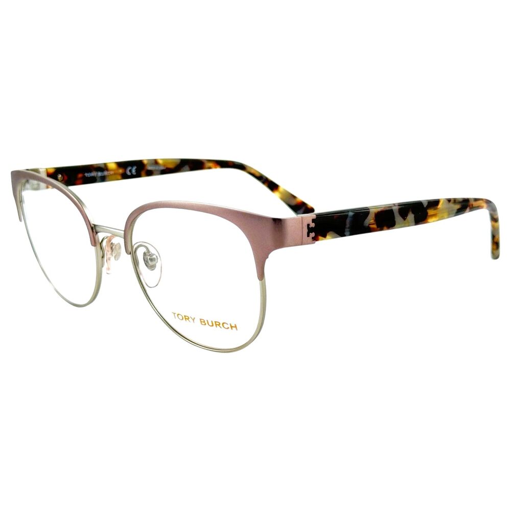 Tory Burch TY1054 Womens Metal Eyeglass Frame 3230 Morning Fog Silver 50-18